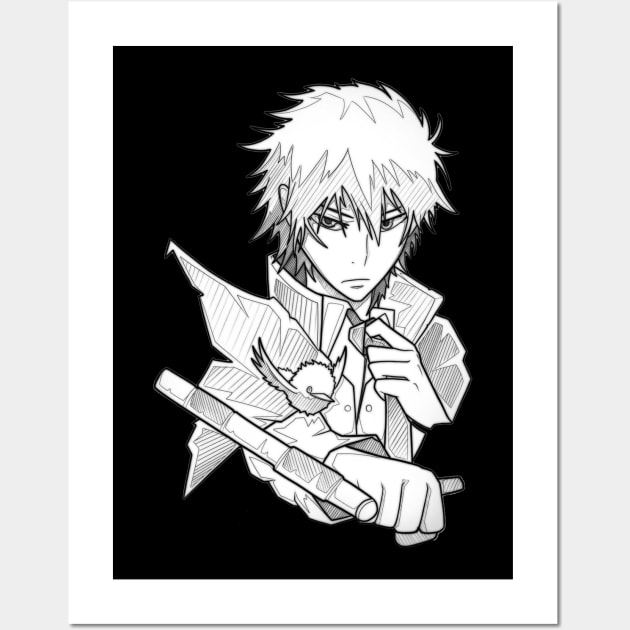 Hibari Kyoya Wall Art by weirdesigns